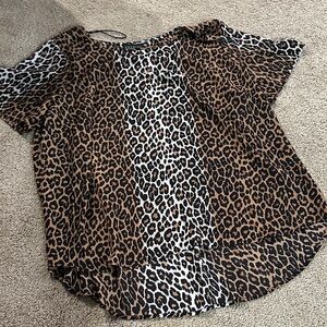 Chic Leopard Print Blouse for Women